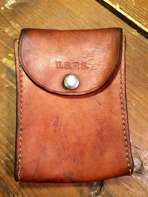 Buy fashion hats & caps online. Vintage US Postal Mail Service Leather Pouch | Vintage ...