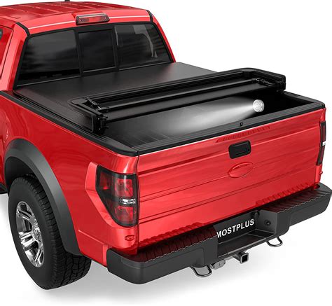 Mostplus Quad Fold Soft Truck Bed Tonneau Cover On Top
