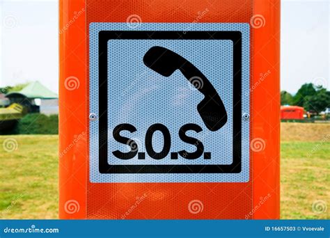 Sign Sos Stock Image Image Of Country Traffic Alarm 16657503