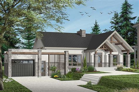 The kitchen is having all modern facilities with purposefully designed wardrobes. House Plan 76510 - Modern Style with 1604 Sq Ft, 3 Bed, 1 Bath