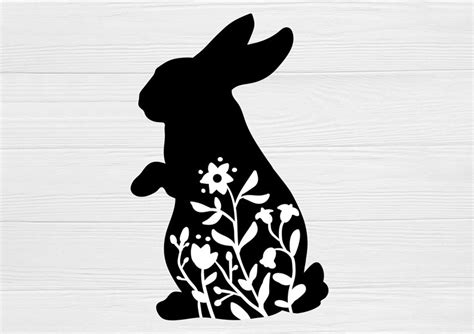 Easter Svg Easter Bunny Svg Rabbit Svg Cricut Cut File Etsy
