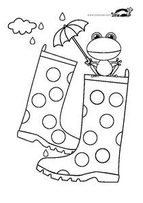 This wallpaper was upload at february 26, 2021 upload by mr. rain boot coloring page | Rain boots, Boots, Preschool ...