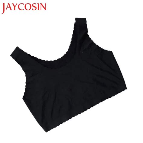 jaycosin 2017 sexy women new fashion spandex pure chest warp crop top bralette bustier tank tops