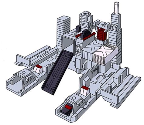 Autobot Metroplex City Mode G1 Cartoon Artwork Original Transformers