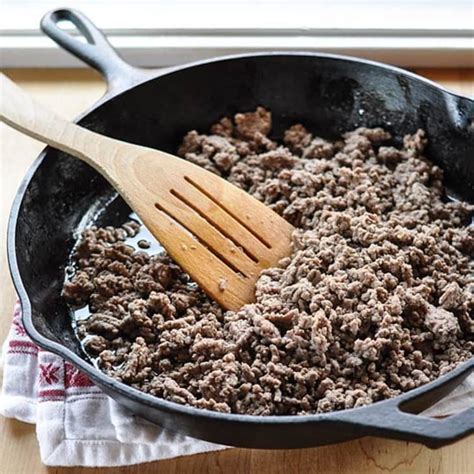 How To Cook And Brown Ground Beef Recipe Kitchn