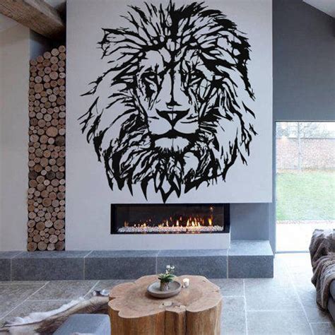 Lion Wall Decal African Wild Lion Pride Animals Home Interior Etsy