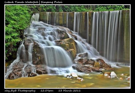 Lubuk Timah Waterfall Simpang Pulai Perak State Malaysia
