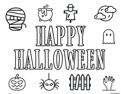 33 Joyeux Halloween Images A Imprimer Et Colorier