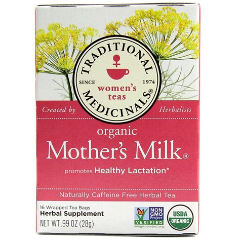 Traditional Medicinals Womens Teas Mothers Milk Original 16 Bags