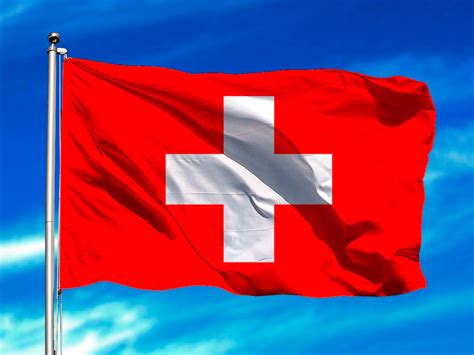 Az flag te propone una larga gama de diferentes modelos de banderas suizas desde el pequeño banderín con la cruz suiza de. Bandera de Suiza - Oedim Decor