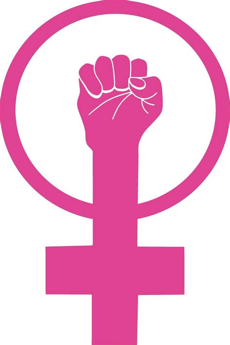 Un Symbole Du Féminisme Les Droits Des Femmes Icône Féministe 2369392 Art Vectoriel Chez Vecteezy