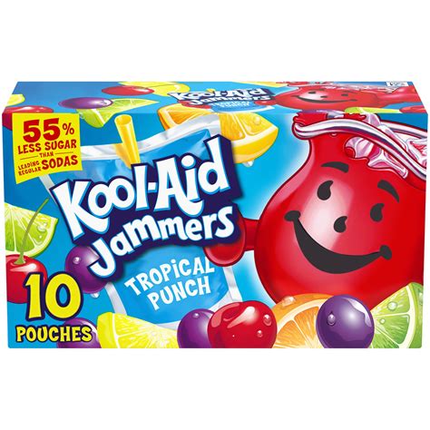 Free 2 Day Shipping Buy Kool Aid Jammers Tropical Punch Artificially
