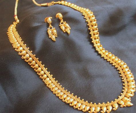 Buy Beautiful Goldplated Mango Necklace Set Dj04313 Online