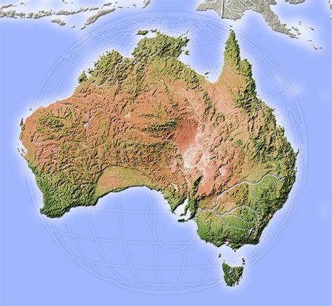 Details 90 About Australia Topographic Map Latest Nec
