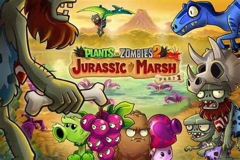 Plants Vs Zombies 2 Fall Update Adds New Dinosaurs Gamespot