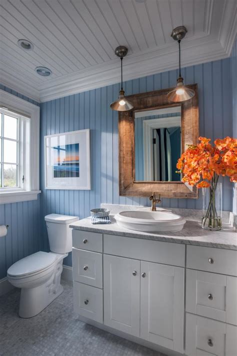 15 genius small bathroom design ideas. Nautical Guest Bathroom | HGTV