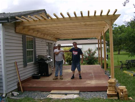 Attached Pergola Plans Pictures With Detailed Descriptions A Pergola