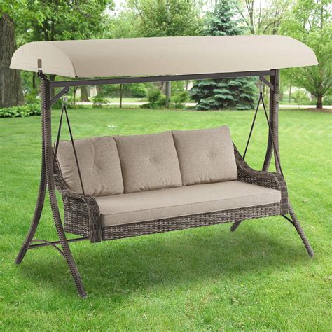 Rivers 3 seater swing sofa bed with canopy. Marquette Canopy Swing - krystleismyname