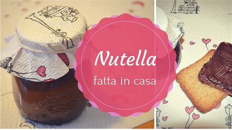 Ci vediamo da arianna su tv2000 Ricetta NUTELLA fatta in casa // Crema di Nocciole tipo ...