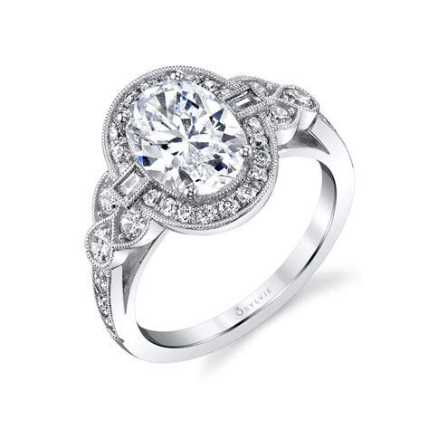 Oval engagement rings are the epitome of elegance and sophistication. Oval Engagement Ring S1873