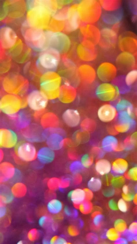 Download Colorful Glitter Bokeh Iphone Plus And Wallpaper By