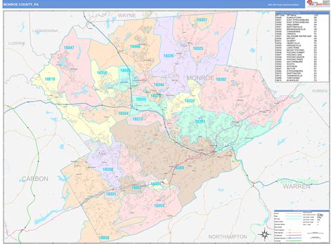 New Castle County De Wall Map Color Cast Style By Marketmaps Mapsales