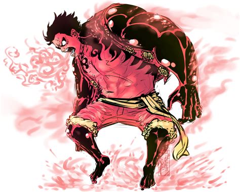 This time, into his muscular system to inflate his muscles. Luffy Gear 4 Wallpapers - Wallpaper Cave