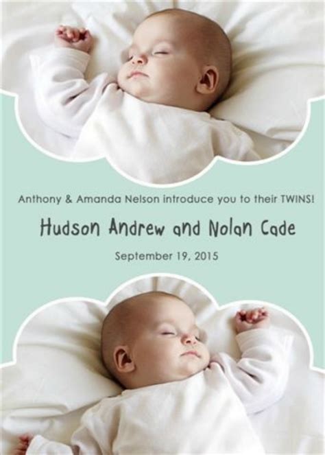 20 Of The Best Baby Birth Announcements
