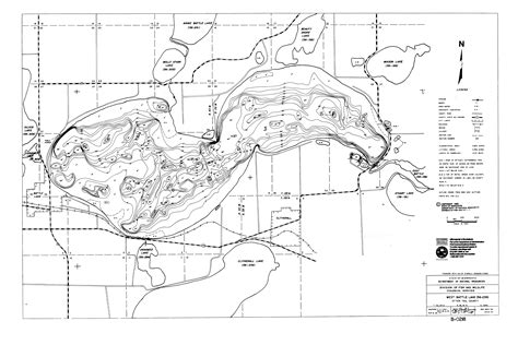 Mn Lake Depth Maps Draw A Topographic Map