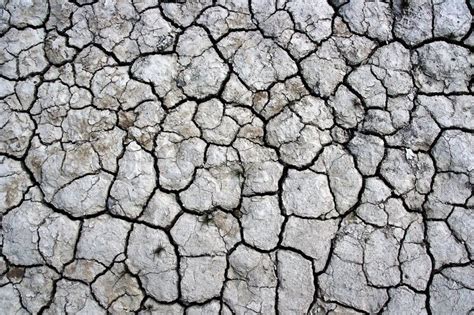 A Cracked Dry Ground Texture Stock Image Colourbox
