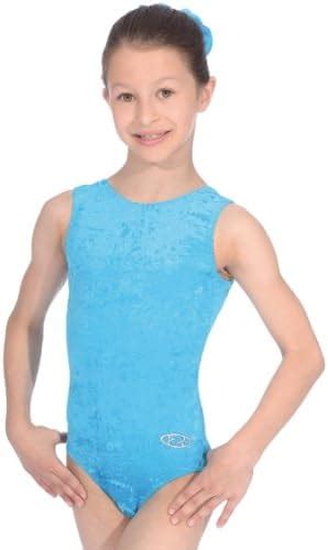 Other Sports Sports And Fitness Crushed Velour The Zone Z103sal Sleeveless Gymnastics Leotard