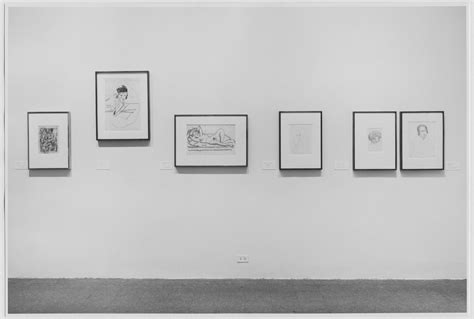Installation View Of The Exhibition Drawings Recent Acquisitions Moma