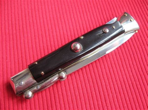 Vintage 1960s Italian Swing Guard Stiletto Switchblade Knife