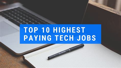 Top 10 Highest Paying It Jobs Highest Paying Tech Jobs Youtube