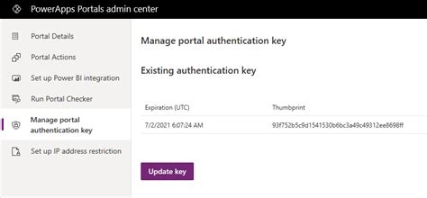 The team member license does not get access to the custom portal as team member licenses do not allow access to a custom app. Manage portal authentication key - Power Apps | Microsoft Docs