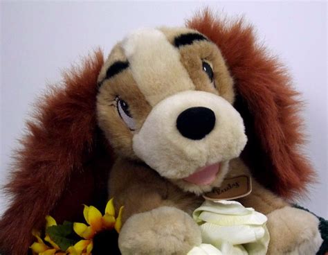 Disney Plush Lady Stuffed Animal Dog From Lady And The