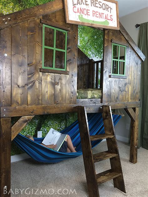 I used 3/4 thick lauan, a fairly light wood from the philippines usually used for shelving and door. Remodelaholic | 15 Amazing DIY Loft Beds for Kids