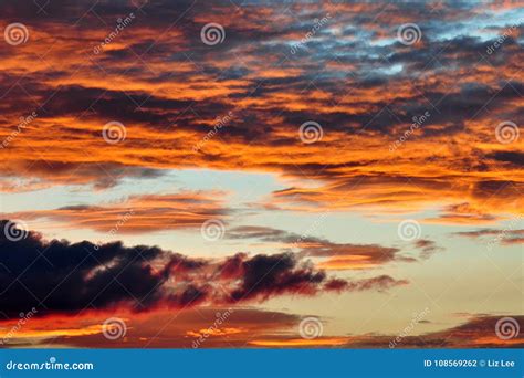 Dramatic Morning Sky At Sunrise Stock Photo Image Of Ball Enlighten