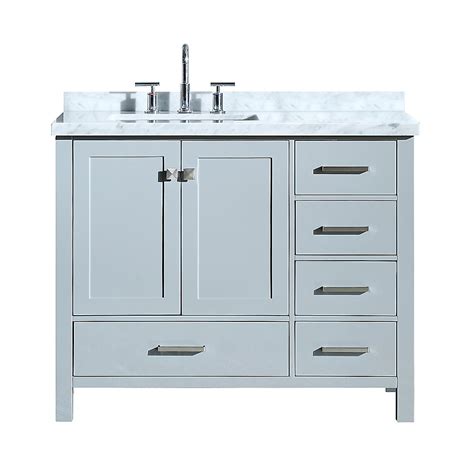 The real beauty of swan kitchen sinks goes deeper than just surface appearances. Cambridge 43 inch Left Offset Single Rectangle Sink Vanity ...