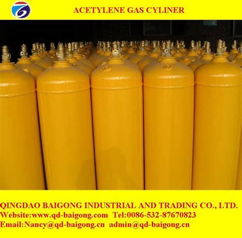 Oxygen Acetylene Gas Cylinders Made By Steel Qingdao Baigong