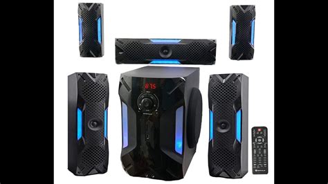 Rockville 1000w 51 Channel Home Theater System Bluetooth Andsubwoofer