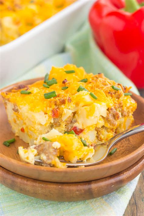 Breakfast Casseroles With Hash Browns