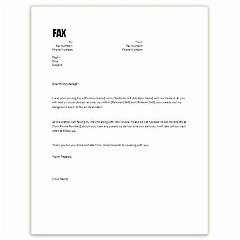 Wow your future employer with this simple cover letter example format. Cover Letter and Resume Template Best Of Free Microsoft ...