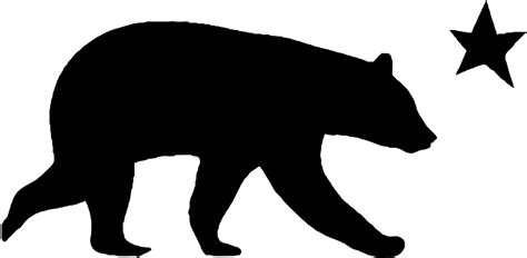 Black Bear Silhouette Pattern At Getdrawings Free Download