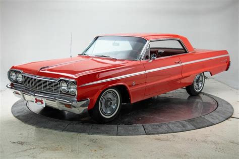 1964 Chevrolet Impala Ss 409425 Dual Quad Muncie M20 Coupe Roman Red