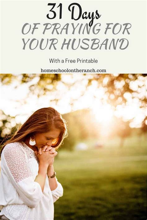 How To Pray For Your Husband For 31 Days Smart Mom At Home Praying