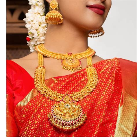 Indian Jewelry Sets Gold Gold Bridal Jewellery Set South India
