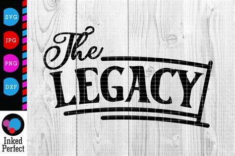 The Legend the Legacy Dad Son Gráfico por inkedperfect · Creative Fabrica