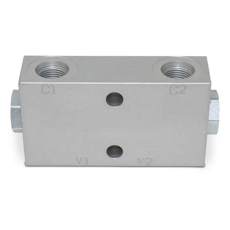 Double Pilot Operated Hydraulic Check Valve 8 Sae Ports