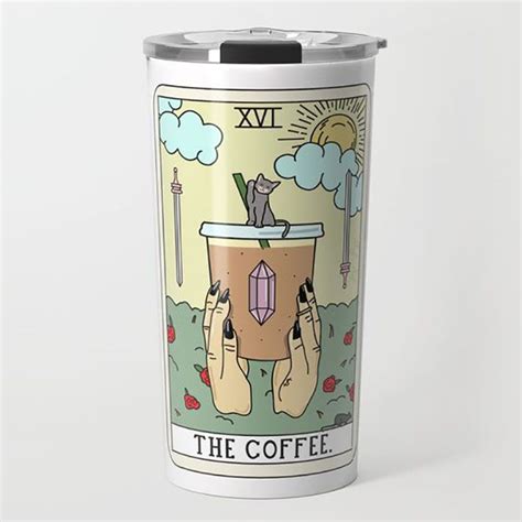 A Coffee Cup With The Tarot Label On It